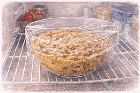 Teig im Kühlschrank