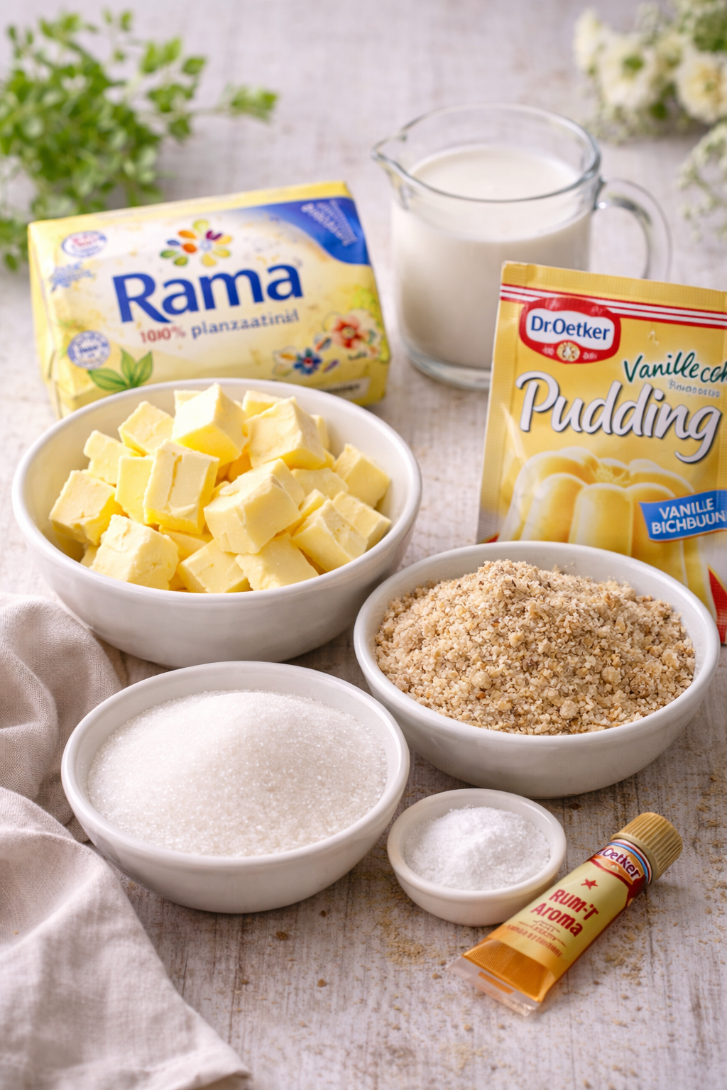 Biskuit Vorbereitung