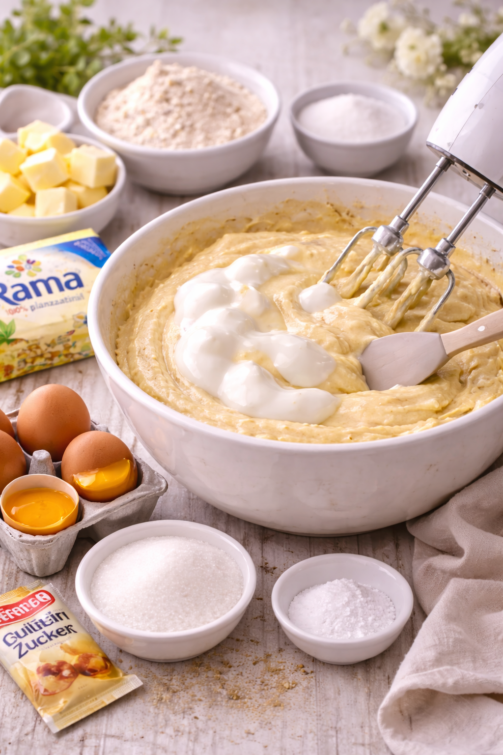 Biskuit Vorbereitung