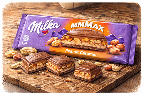 Schokolade einarbeiten